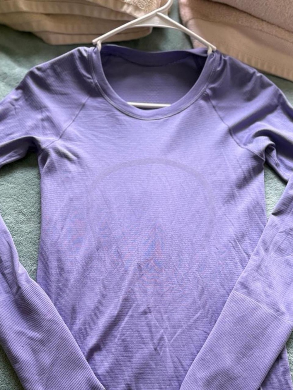 lululemon athletica Lavender Long Sleeve Crew Top